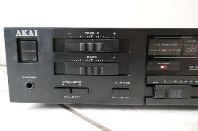 AKAI STEREO INTEGRATED Amplifier Model Am-A201 / Vintage Akai Amplifier ...