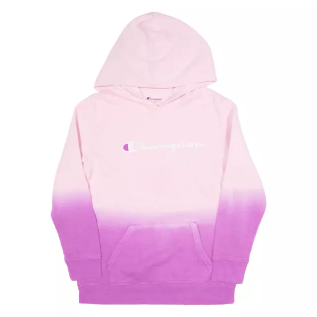 CHAMPION Ombre Hoodie Pink Pullover Girls XL