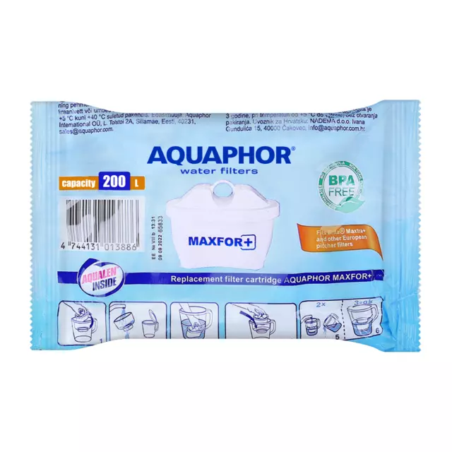 Cartouches filtrantes de remplacement pour les carafes d'eau Aquaphor Maxfor 3