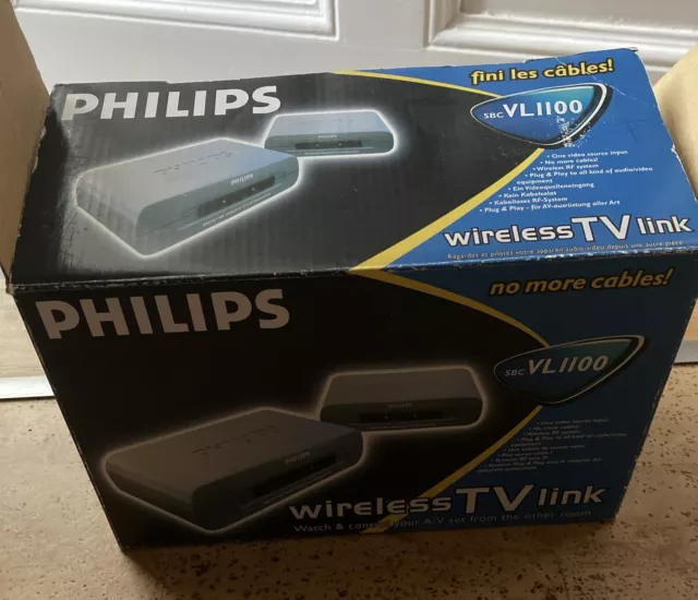 Wireless TV Link Philips SBC VL 1100, fast unbenutzt in OVP, Bedienungsanleitung