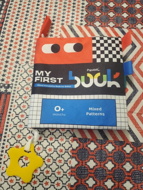 Papablic My First Book Visual Stimulation Book For Babies
