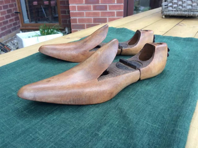 Vintage Pair of wooden ladies shoe stretchers ,Victorian/Edwardian?