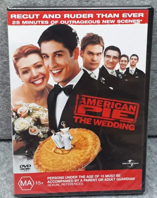 NEW: AMERICAN PIE THE WEDDING Comedy Movie DVD Region 4 PAL Free Fast Post