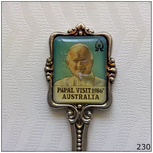 Papal Visit 1986 Australia Souvenir Spoon Teaspoon