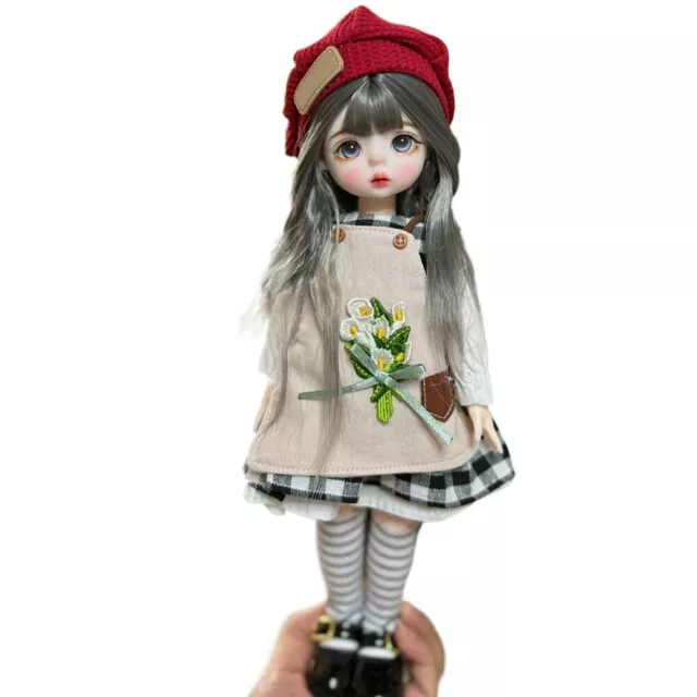 1/6 BJD Doll Toy Pretty Cute Girl Doll 12 inch Height with Dolls Clothes Outfits