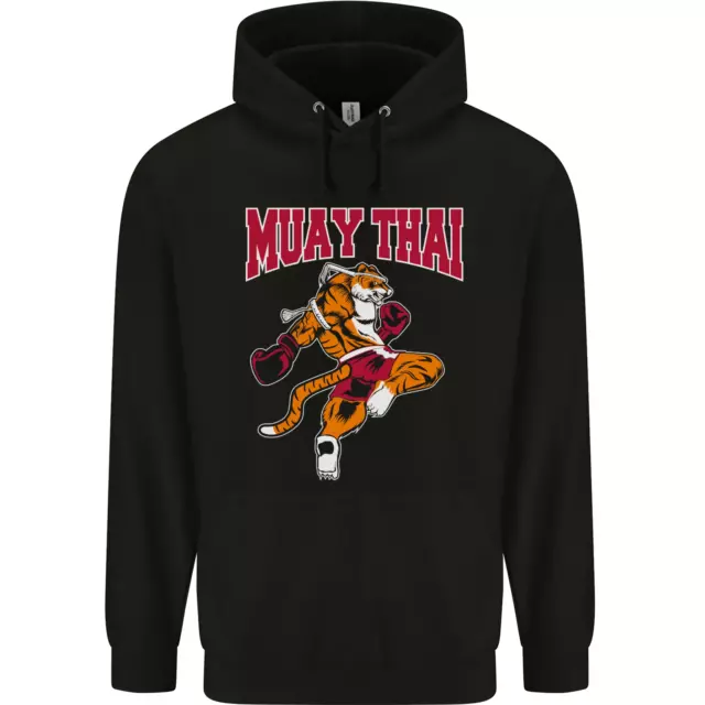 Muay Thai Tiger MMA Mixed Martial Arts Childrens Kids Hoodie