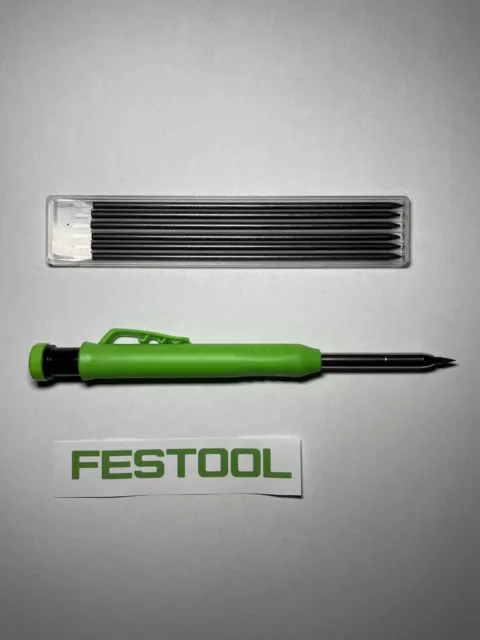 Tiefloch-Marker-Set Inkl. 6x Stiftminen + Festool Aufkleber | TOP Angebot 💚