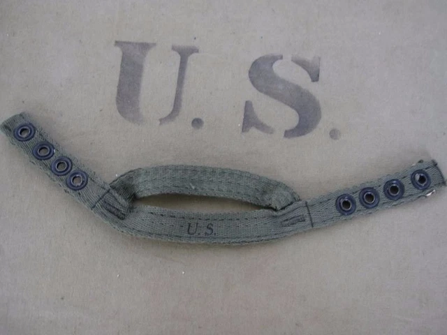 US Army M1C Helm Kinnriemen Webbing Airborne Chin Strap M1 Stahlhelm WK2 WWII