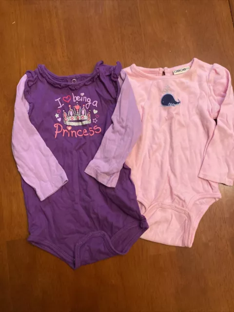 Baby Girls 18 Months One Piece Lot Of 2 Euc