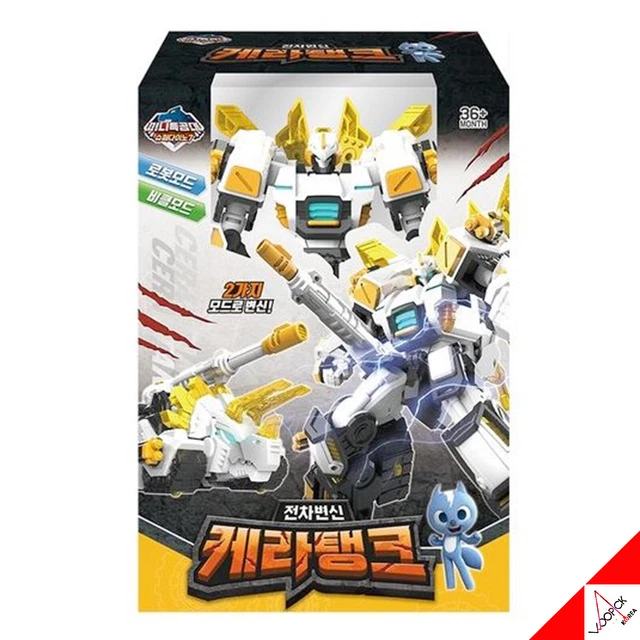 MINI FORCE 2021 KERA TANK White Vehicle Transformer Robot Car Toy EUR ...