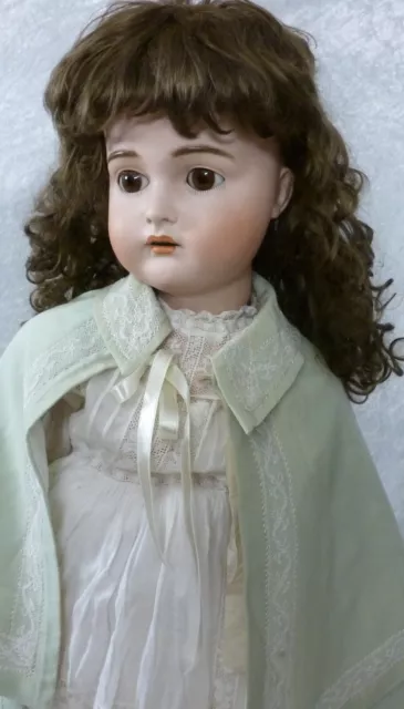 ANTIQUE DOLL SIMON & HALBIG, K & R  191 GERMAN BISQUE DOLL, 1900's, DRESSED DOLL