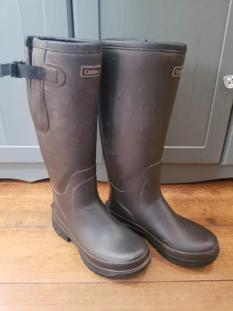 Caldene Adults Size 5 Wellies Wellington boots Brown