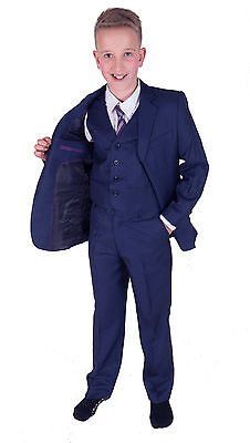 Boys Suits Blue Boy Suits 5 Piece 2 to 15 Years