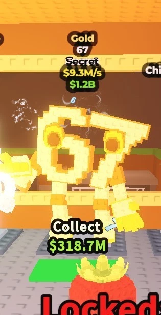 67 Robox 67 GOLD - Steal A Brainrot Roblox - 9.3m/s £1.16 - PicClick UK