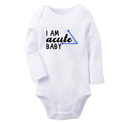 I am Acute Baby Funny Romper Newborn Baby Bodysuit Infant Jumpsuits Kids Outfits