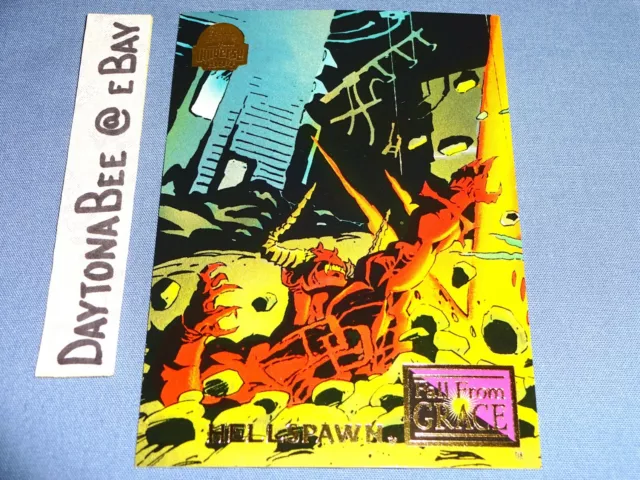Marvel Universe 1994 #70 Hellspawn Fleer Fall From Grace Part 7 of 9 Daredevil
