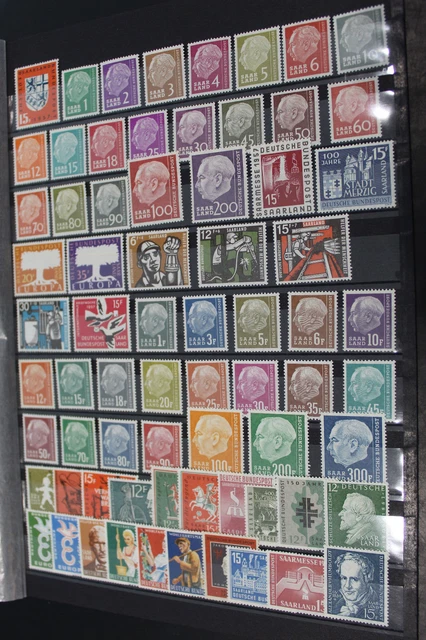 Saarland 379-448 OPD Saarbrücken 1957-1959 komplett postfrisch (G368)