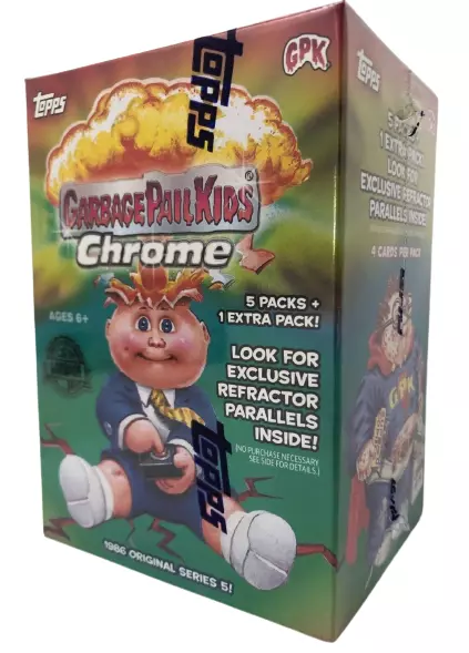 Topps 2021 Garbage Pail Kids Chrome Series 5 Factory Sealed 24 Card Blaster Box