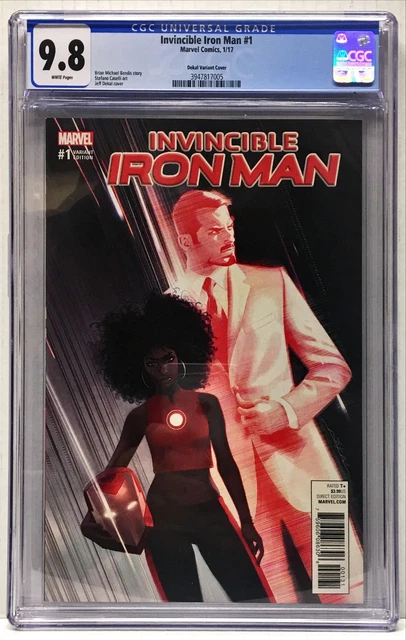 Invincible Iron Man #1 1:25 Variant CGC 9.8 Marvel Comics