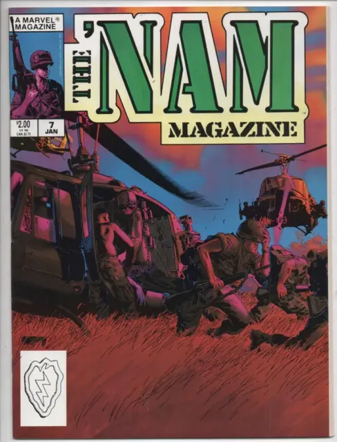 NAM Magazine #7, NM-, Vietnam war, Michael Golden, 1988 1989, Marvel
