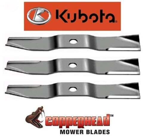 Oregon 92-048 Heavy Duty Lawnmower Blades – Fits Kubota 54″ Deck K5231-92340, K5617-34330