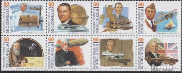 Micronesia 440-447 eighth block unmounted mint / never hinged 1995 Pioneers the