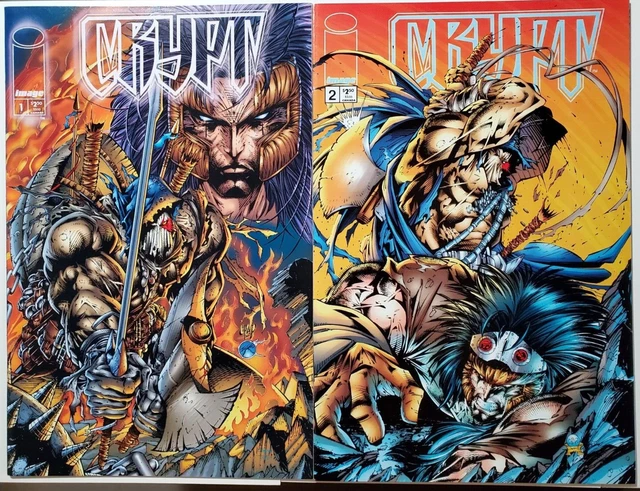 CRYPT # 1, # 2 ~ Rob Liefeld~ Stephen Platt~ Prophet spinoff ~ High Grade ~ NM