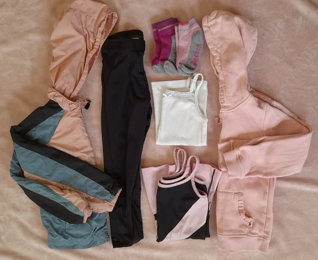 Pacchetto completo per ragazze 7-8 anni SPORT/ROSA primavera/estate usato 12