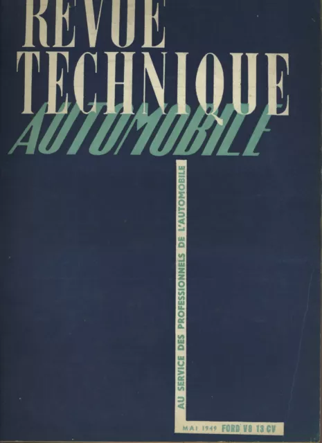 (C2)REVUE TECHNIQUE AUTOMOBILE FORD V8 13CV / BERLIET 7 tonnes type GDR 7 D