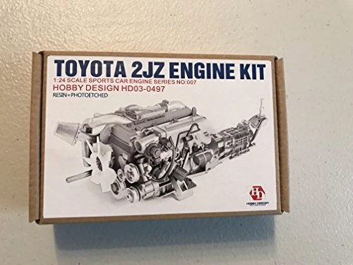 capsule toys Hobby Design 1/24 Toyota 2JZ Engine Kit HD03-0497