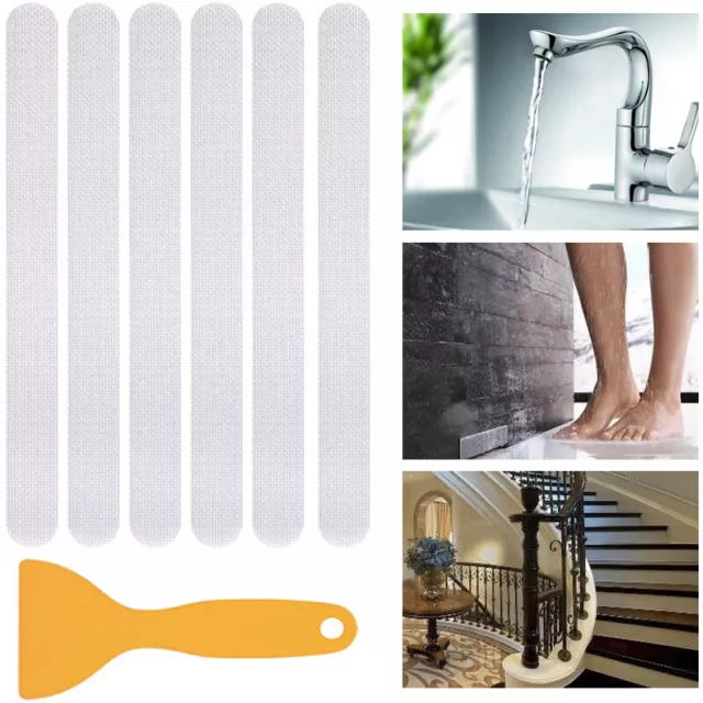 Bath Tub Shower Stickers Anti Slip Grip Strips Home Non-Slip Safety Floor Treads