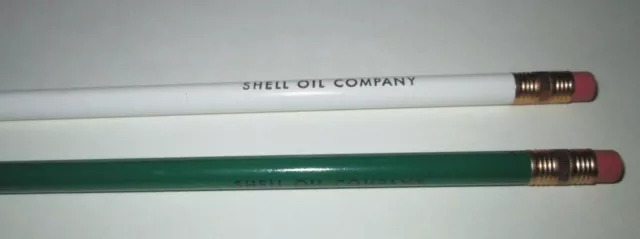 Shell Gasoline Oil Company Advertising Logo Ad Pencil Deal/2 Pencils