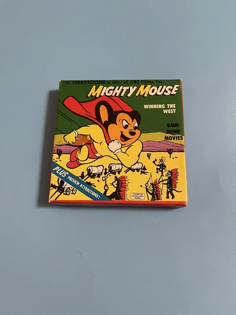 Películas caseras de 8 mm de Mighty Mouse Winning the West sin probar