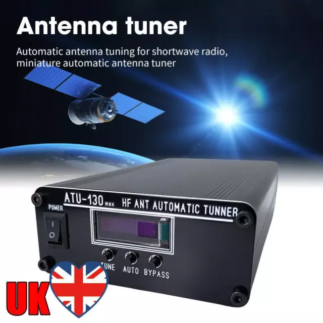 ATU-130 MAX Automatic Shortwave HF Antenna Tuners Convenient Antenna Tuner Box