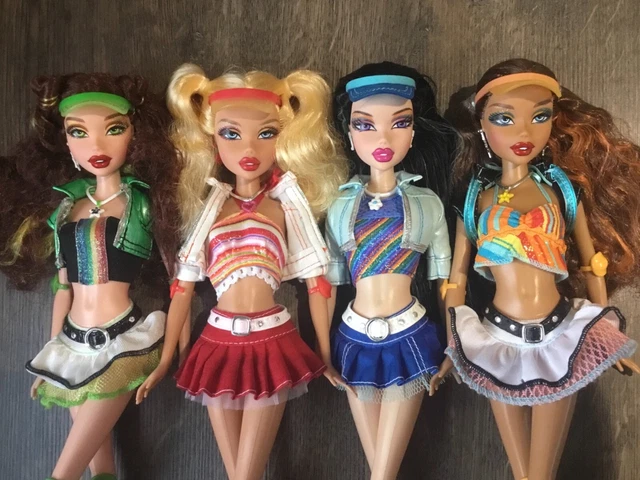 2006 MY SCENE Barbie Roller bambole ragazze x4. EUR 934 79
