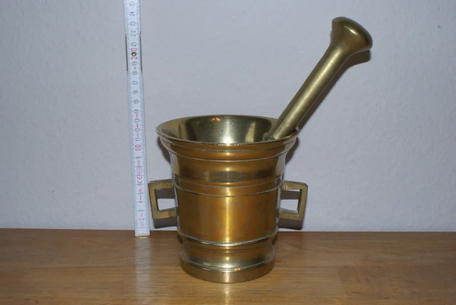 Mörser antik Apotheke mit Pistill Stößel