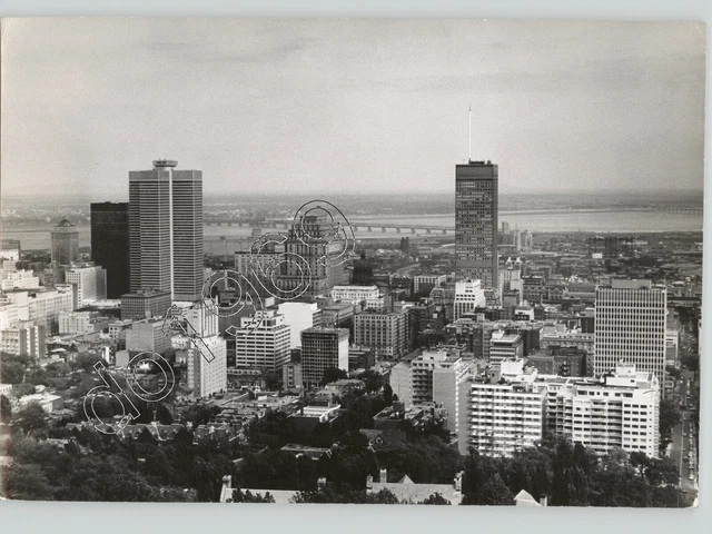 MONTREAL, CANADA Quebec From MOUNT ROYAL, Ville Marie, Vintage 1950s Press Photo
