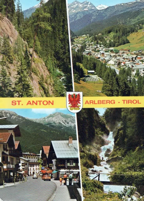 AUSTRIA POSTCARD St. Anton am Arlberg Tyrolean Alps Tirol Tyrol Rudolf Mathis
