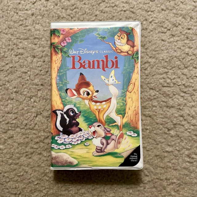BAMBI VHS BLACK Diamond The Classics Walt Disney (vhs,1997) £9.05 ...
