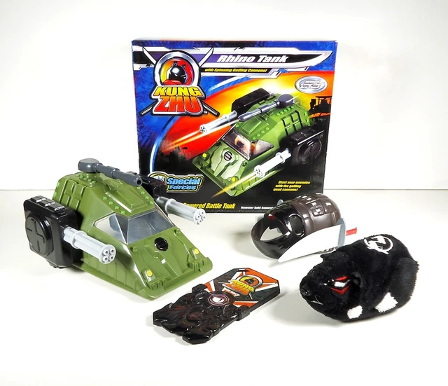Kung Zhu RHINO TANK in Box with Drayko Hamster, Armor and Accessories