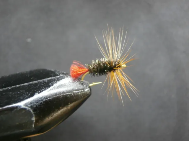 1 Dozen Dry Flies Red Tag For Fly Fishing--Sec 1