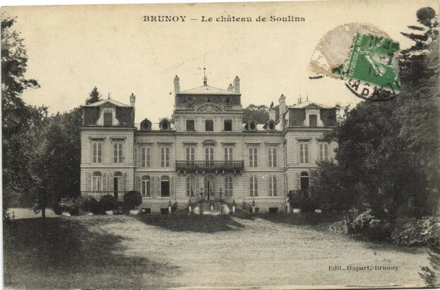 CPA BRUNOY-Le cháteau de Soulins (180571)