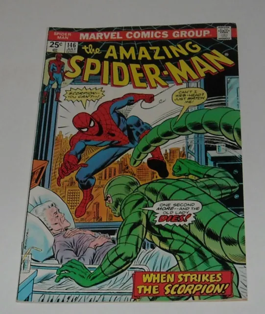 1975 Marvel Comics AMAZING SPIDER MAN # 146 CLONE SAGA with VALUE STAMP # 67