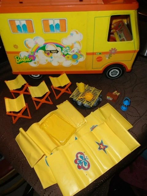 Vintage barbie camper 1970s clearance