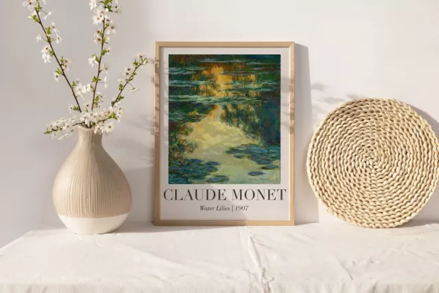 Claude Monet, Water Lilies Wall Art poster Choose your Size