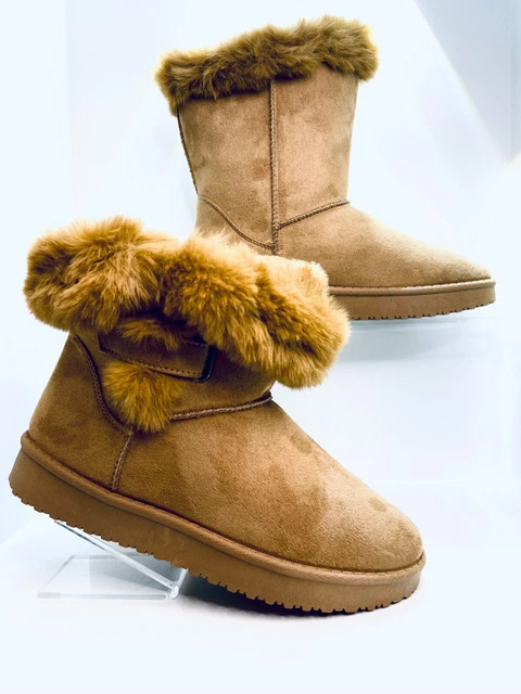 Boots / Bottines Fausse Fourrure à Scratchs #Taille37 - Automne/Hiver 2023