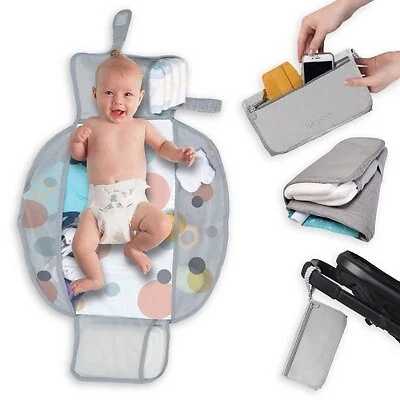 Lulyboo Portable Diaper Changing Pouch - Bubbles