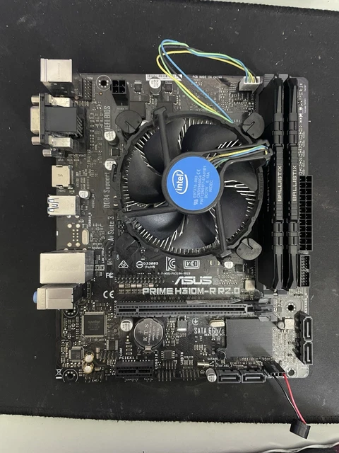 Lot Carte Mère Asus PRIME H310M-R R2.0 + Intel Core I5 9400F + Ventirad - Occasion Fonctionnel