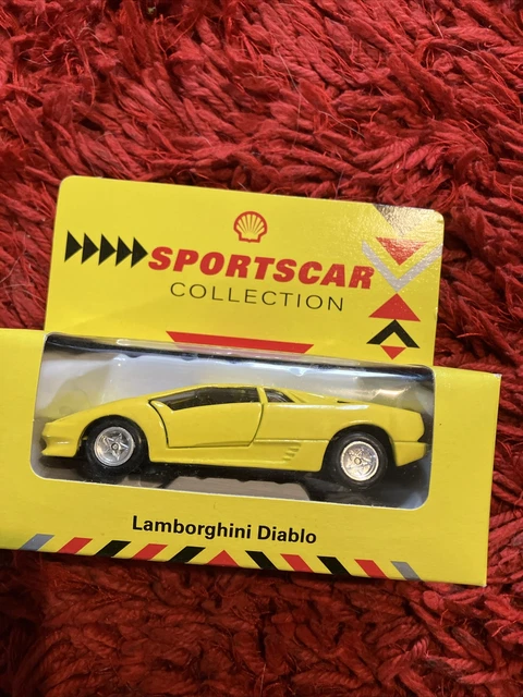 MAISTO SHELL SPORTS Car Collection 1:37 Lamborghini Diablo Yellow 1991 ...