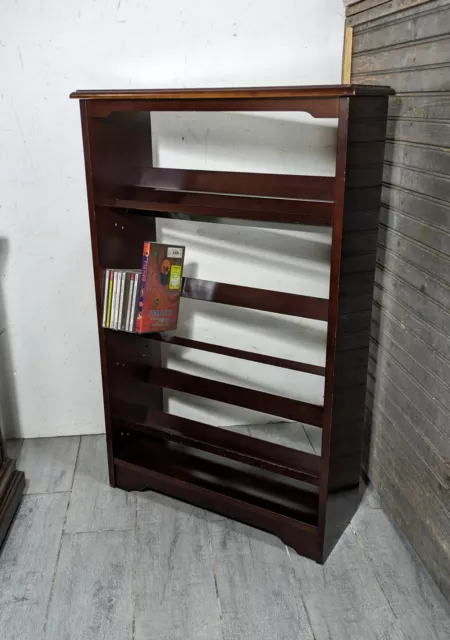 Vintage 1994 Bombay Company CD DVD Rack Shelf Bookshelf